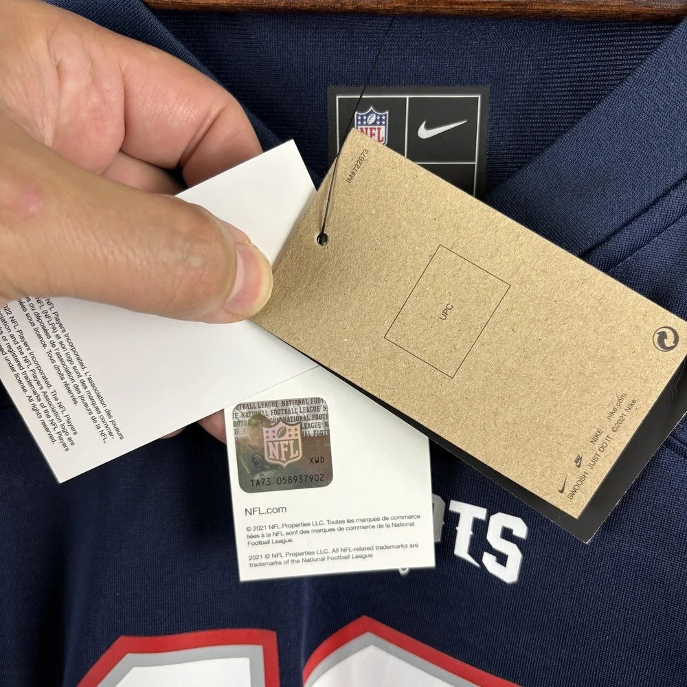 Nike New England Patriots Football Drake Maye Jersey Mens 3XL On Field NFL NEW